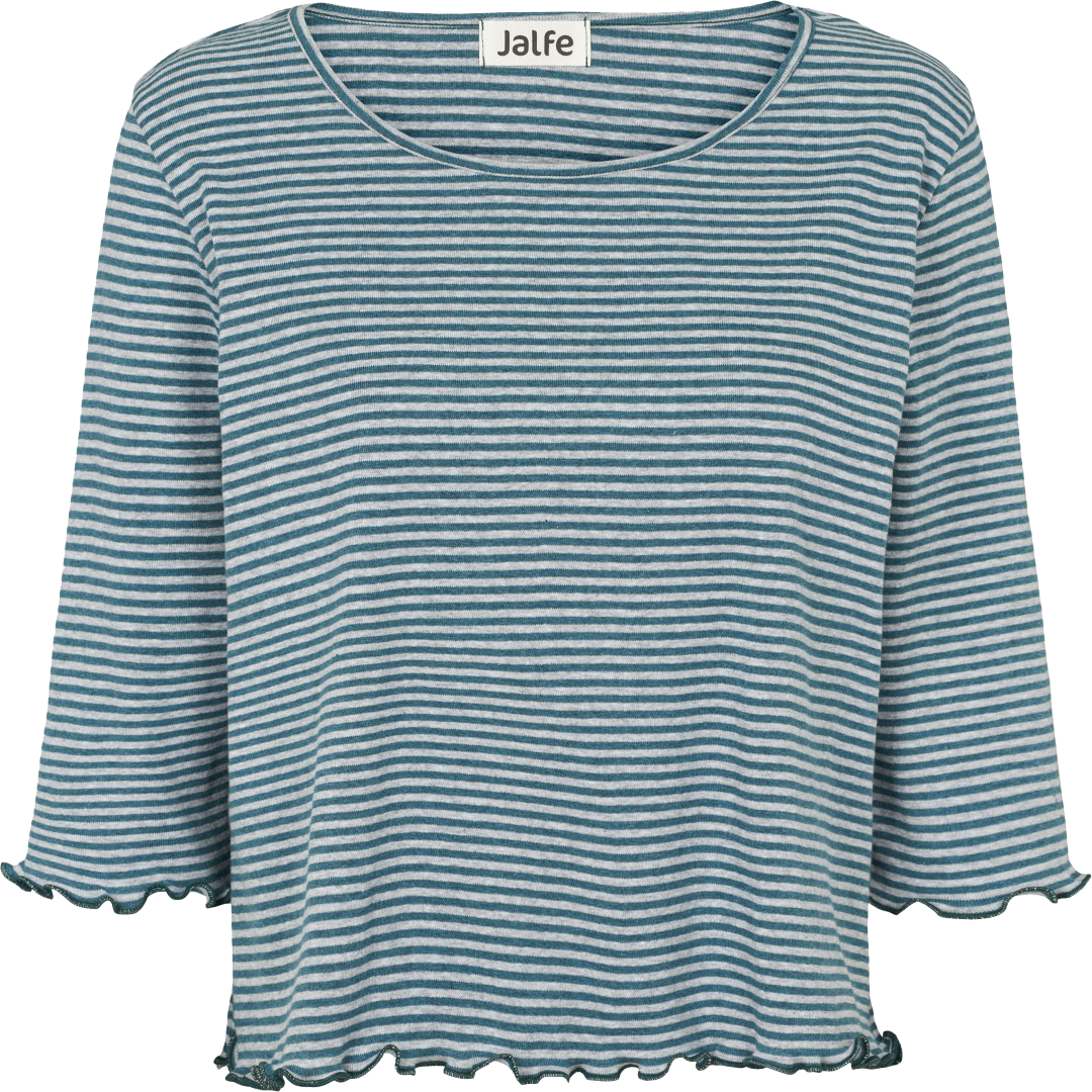 Oversize blouse org. cotton stripes